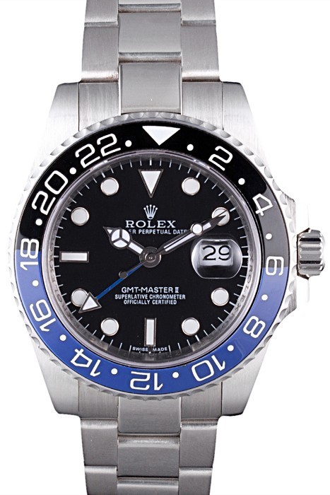 Rolex GMT-Master II Oyster Collection Brushed Stainless Steel Band 621492